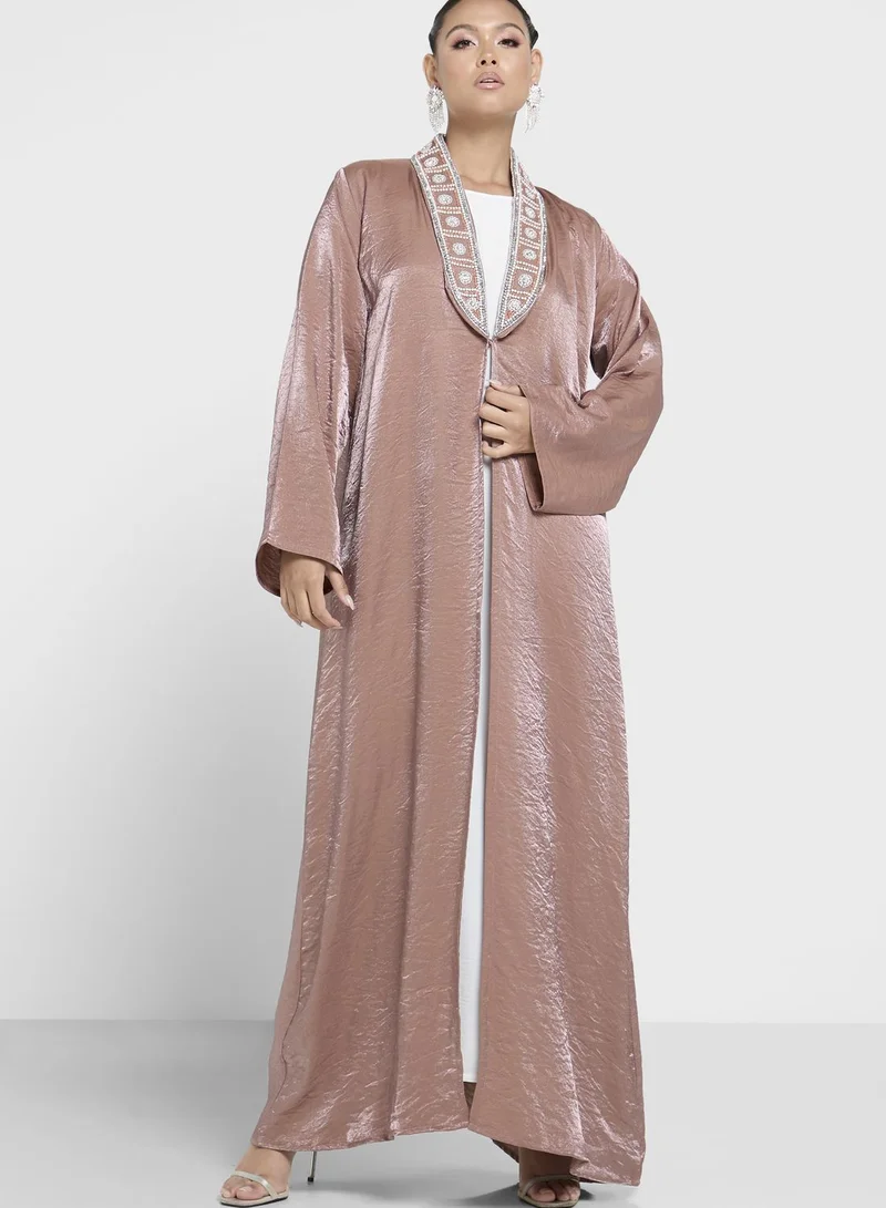 hayas closet Embellished Abaya