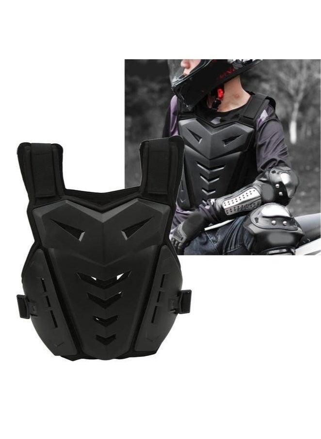Arabest Motorcycle Armor Vest Protective Shock Absorption Breathable Black Unisex Chest Protector for MotocrossMotorcycle Armor Vest Protective Shock Absorption Breathable Black Unisex Chest Protector for Motocross - Image 4