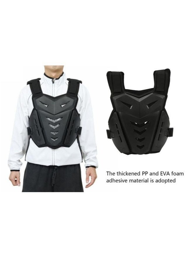Arabest Motorcycle Armor Vest Protective Shock Absorption Breathable Black Unisex Chest Protector for MotocrossMotorcycle Armor Vest Protective Shock Absorption Breathable Black Unisex Chest Protector for Motocross - Image 5