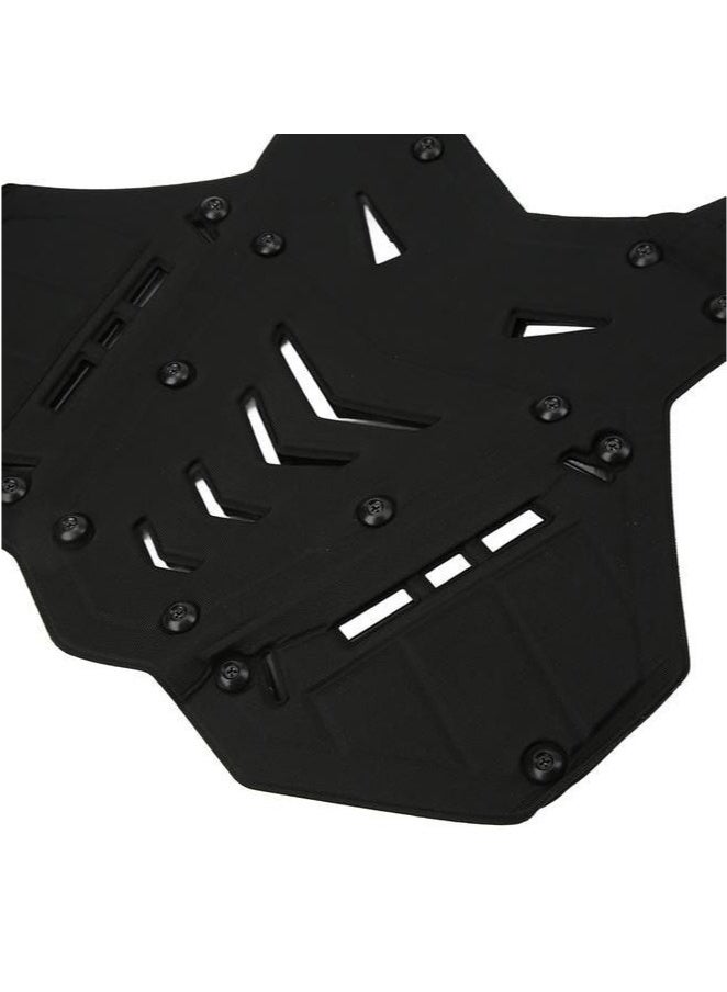 Arabest Motorcycle Armor Vest Protective Shock Absorption Breathable Black Unisex Chest Protector for MotocrossMotorcycle Armor Vest Protective Shock Absorption Breathable Black Unisex Chest Protector for Motocross - Image 2