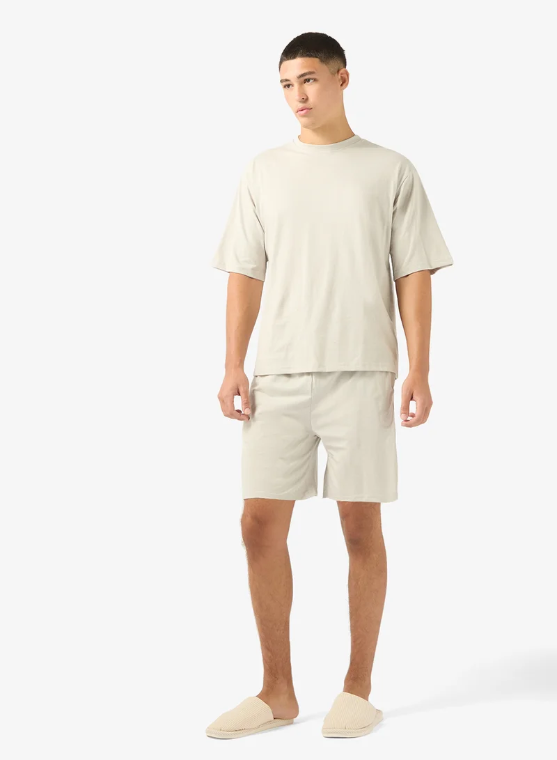 Seventy Five  Nightwear T-Shirt & Shorts Set for Men | Best Price UAE