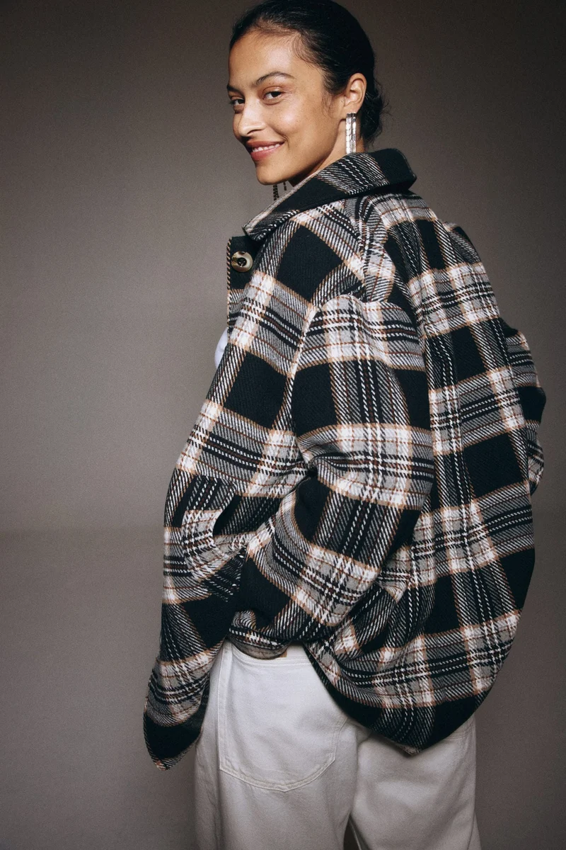 اتش اند ام معطف فضفاض