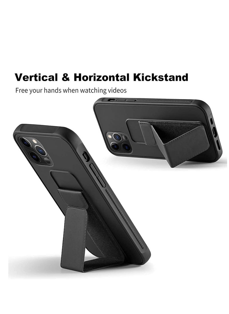 Houmt iPhone 15 Pro Max Case Finger Grip Car Mount Magnetic Holder Kickstand Wrist Strap Multi function Shockproof Compatible with Apple iPhone 15 Pro Max 6.7 Inch  - Image 5
