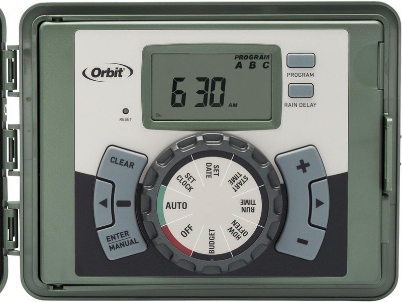 Orbit 57894 4-Station Outdoor Swing Panel Sprinkler System Timer with Easy Set Logic - Image 2
