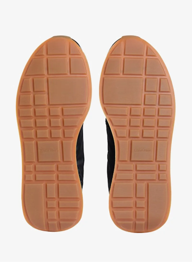 Calvin Klein Jeans Black/Bright White Essential Retro Mono-Sock Fit Trainers for Women | Best Price UAE