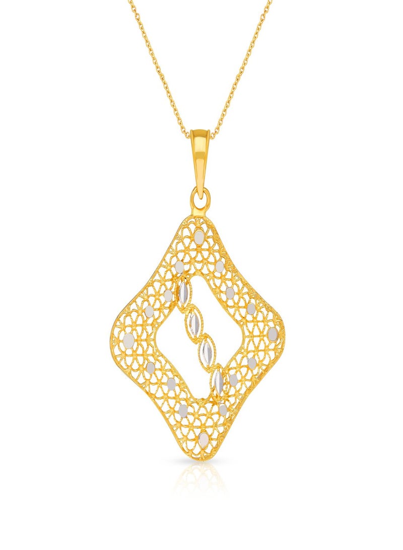 Malabar Gold and Diamonds 22 Karat 916 Purity Gold Pendant NYPNS008T - Image 1