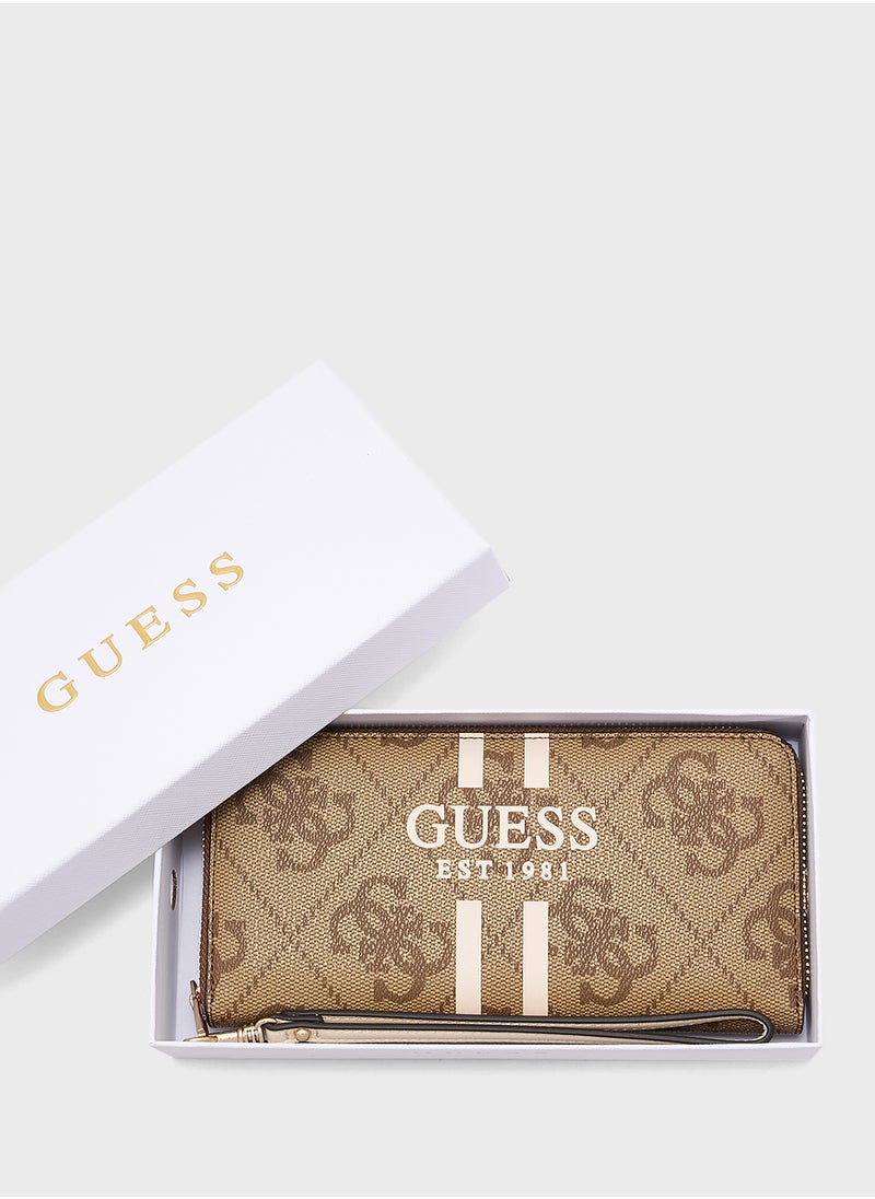 GUESS LAUREL II SLG LARGE ZIP AROUND  - Image 5