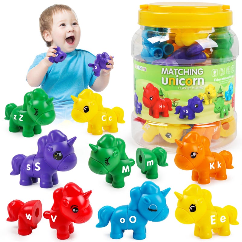 TSYAN Matching Letter Fine Motor Toys for ToddlersABC Alphabet Preschool Learning Activities Classroom Must Haves Sensory Sorting Educational Toy Sets for Kids Toddler 3 4 5 6 Years Old - Image 3