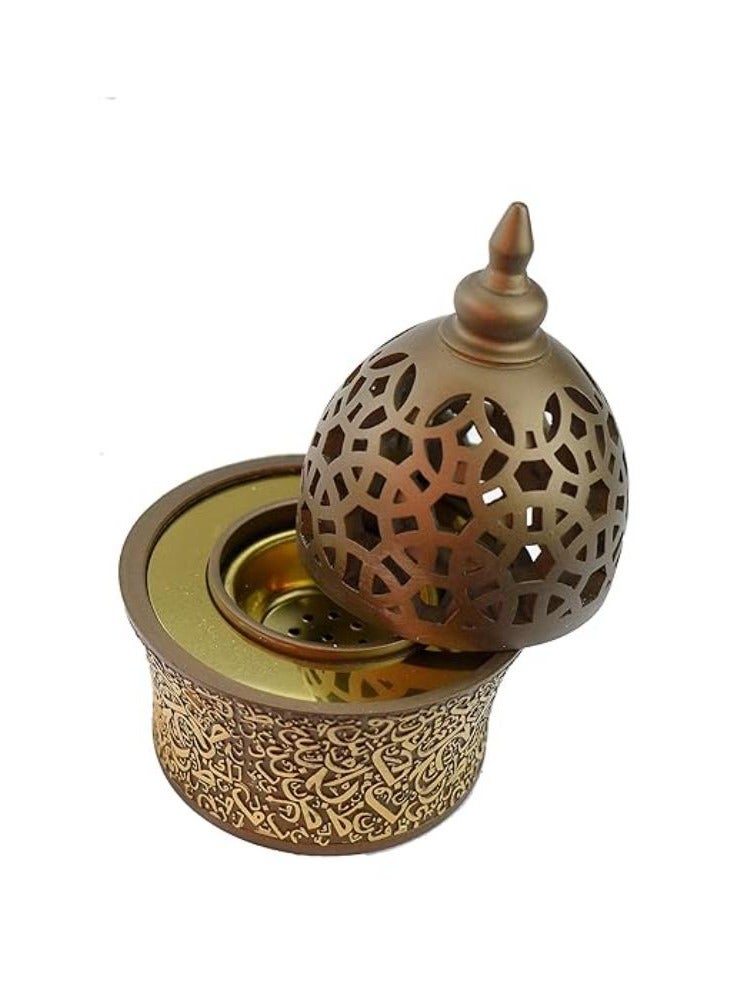 Intense Oud Calligraphy Style Closed Incense Burner  - Image 3