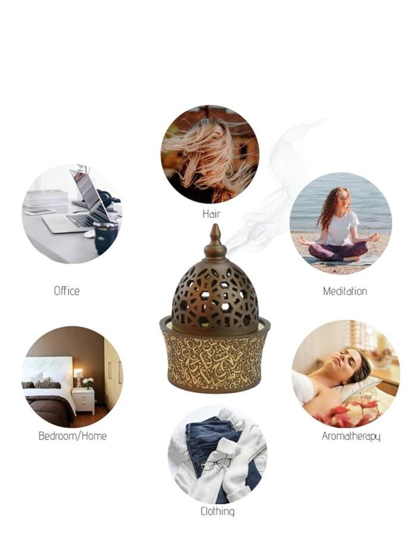 Intense Oud Calligraphy Style Closed Incense Burner  - Image 5