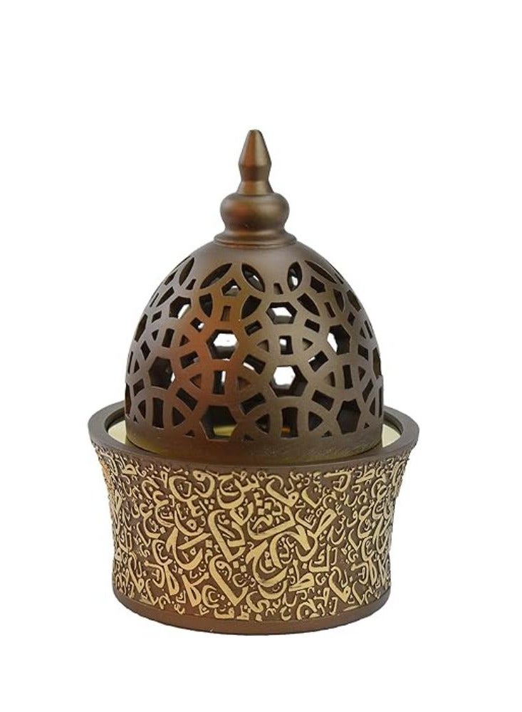 Intense Oud Calligraphy Style Closed Incense Burner  - Image 2