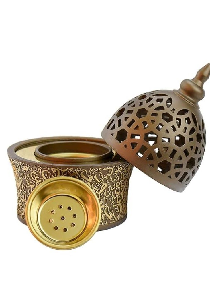 Intense Oud Calligraphy Style Closed Incense Burner  - Image 4