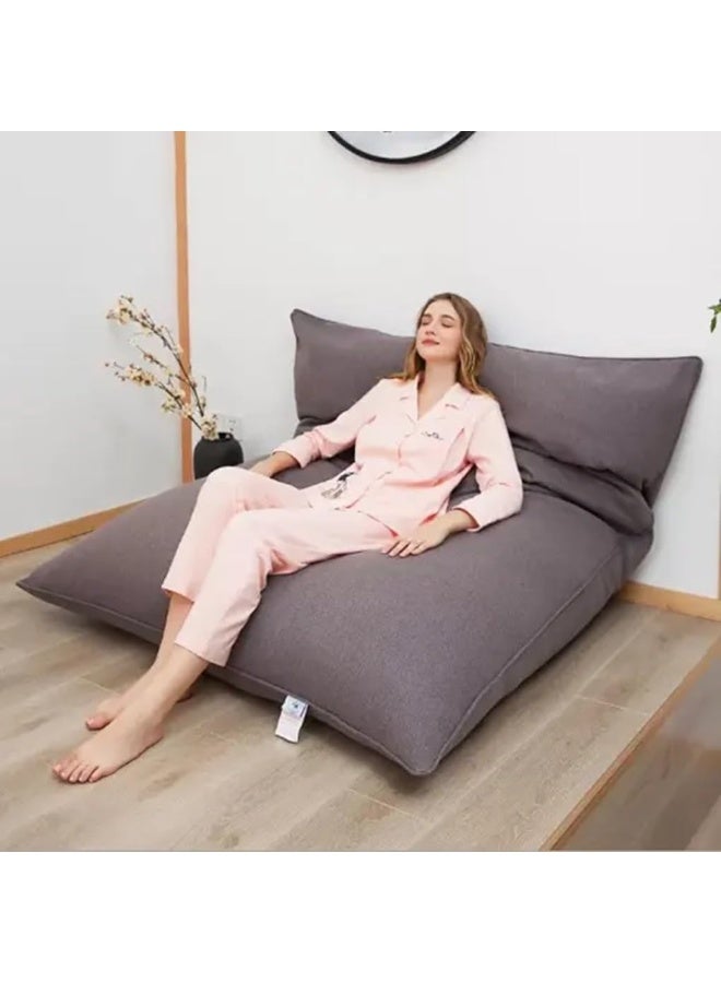 Comfynest Bean Bag Chair Stylish Lounge Chair for Living Rooms Bedrooms, and More (Dark Grey) - Image 1