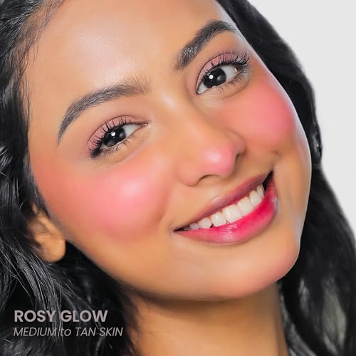 LAMIOR Bouncy Jelly Lip & Cheek Stain - Rosy Glow | 90% Natural, Hydrating, Buildable Color | Skincare-Powered, Vegan, Cruelty-Free, Non-Comedogenic & Long-Lasting - Image 2