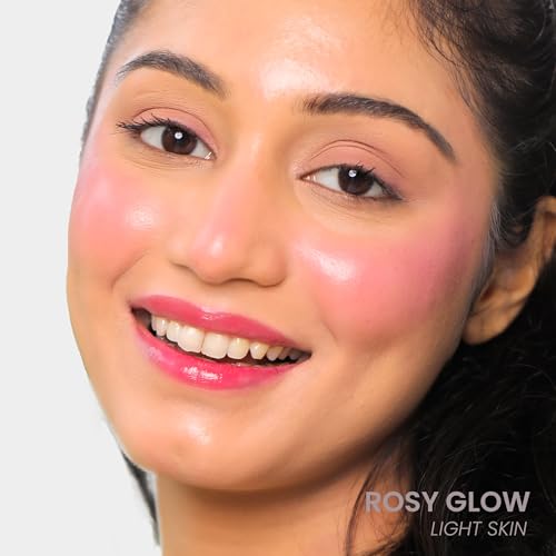 LAMIOR Bouncy Jelly Lip & Cheek Stain - Rosy Glow | 90% Natural, Hydrating, Buildable Color | Skincare-Powered, Vegan, Cruelty-Free, Non-Comedogenic & Long-Lasting - Image 4