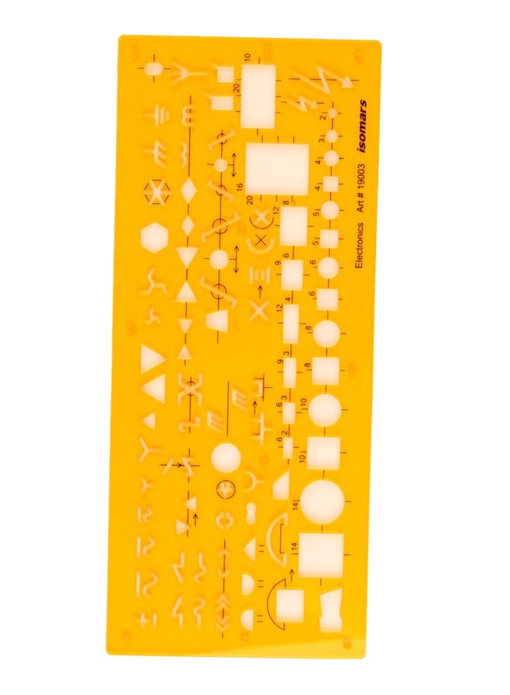 Isomars Electronics engineering drawing Stencil - Isomars 19003 - Image 1