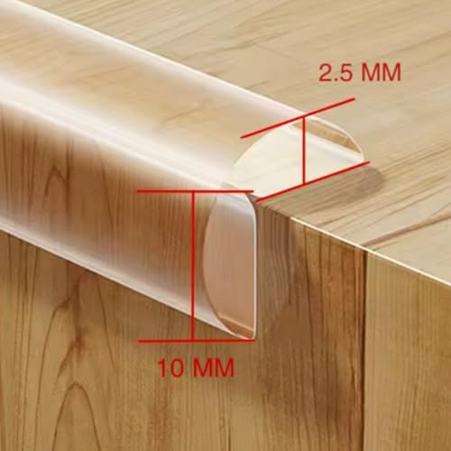Ayidarom Edge Protector, Baby Proofing Protector Strip for Kids, Corner for Sharp Edges, Desk, Table, Bed (Edge Tape, 3 Meter) - Image 2