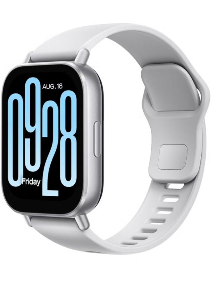 Redmi Watch 5 Active BHR8790GL - Matt Silver, Budget-Friendly Smartwatch with 2" LCD Display, Fitness Tracking And 18 Days Battery Life Matte Silver