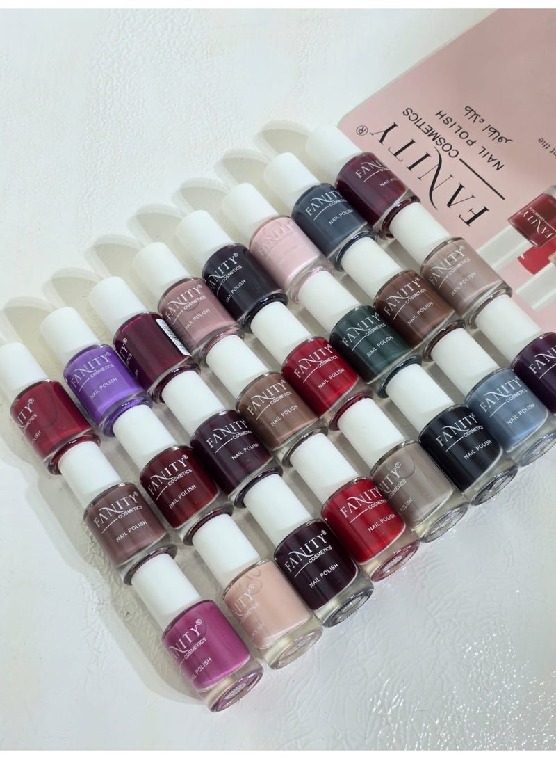 فانيتي مجموعة طلاء اظافر بالوان مميزة 24 لون مميز من فانبتي - Image 1