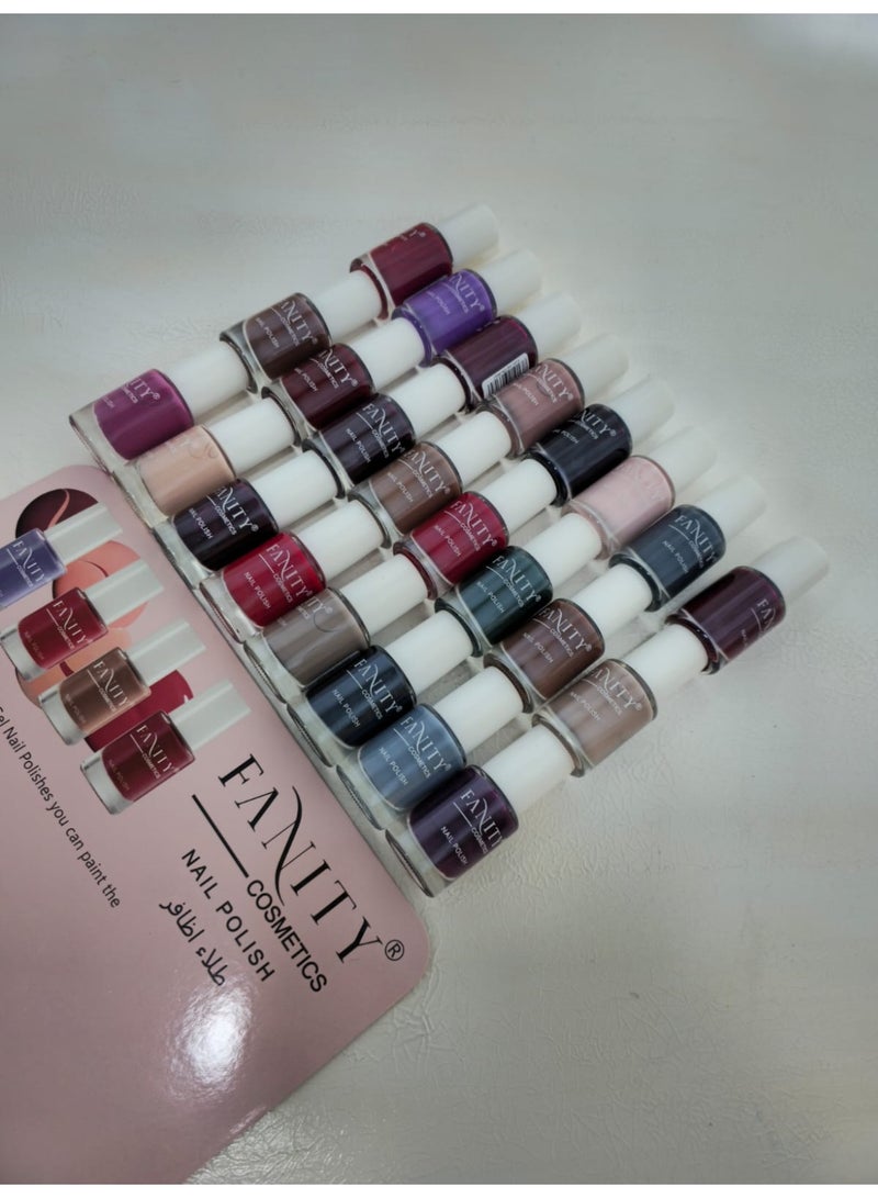 فانيتي مجموعة طلاء اظافر بالوان مميزة 24 لون مميز من فانبتي - Image 4