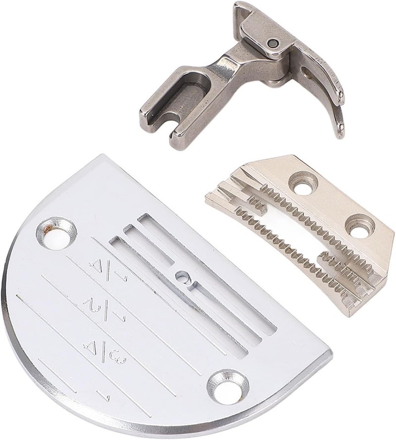 Industrial Sewing Machine Needle Plate Set Efficiently Reduces Stitching Issues for Machines - Stainless Steel Material - Image 5