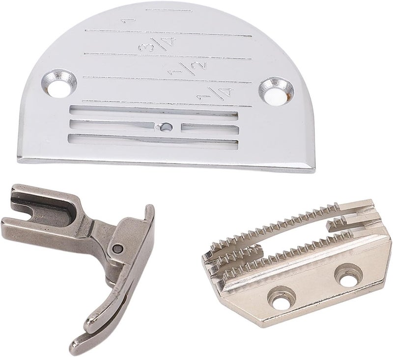Industrial Sewing Machine Needle Plate Set Efficiently Reduces Stitching Issues for Machines - Stainless Steel Material - Image 4