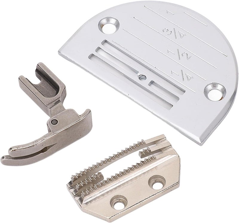 Industrial Sewing Machine Needle Plate Set Efficiently Reduces Stitching Issues for Machines - Stainless Steel Material - Image 3