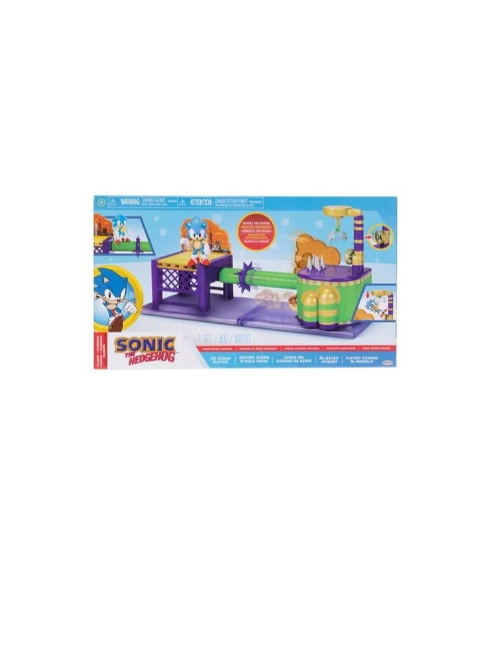 Jakks Pacific Sonic the Hedgehog Classic Oil Ocean Playset - Image 2