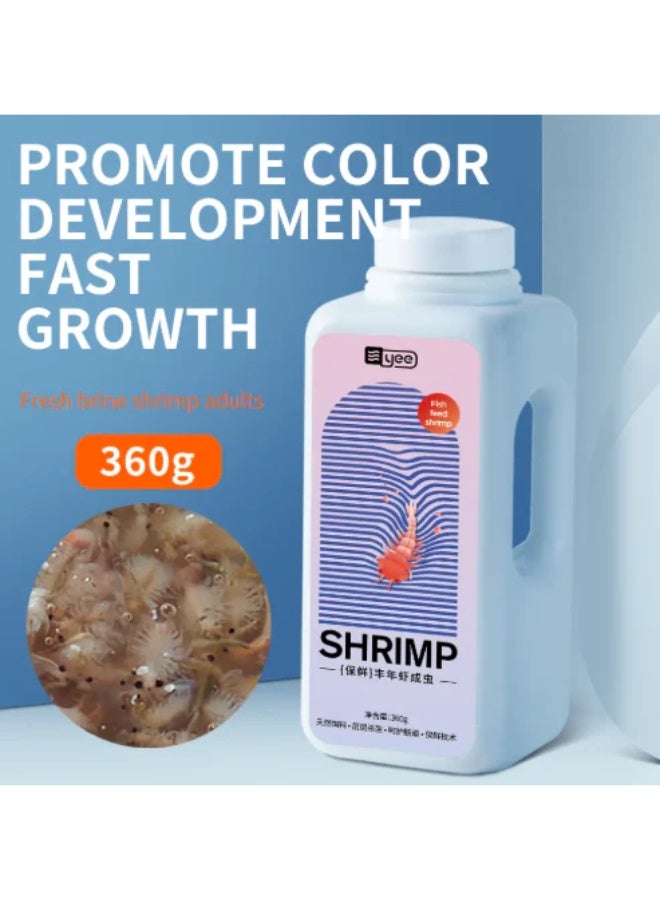 Yee Fresh Brine Shrimp Adult 360g New - Image 1