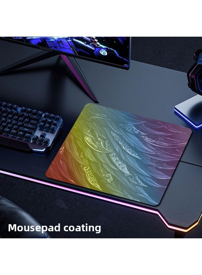 Firewire Competition Streamers Rainbow Magic Coated Coated Game Super Large Small Size Mouse Pad No Edge Fps E-Sports-Color:420*490*4-Pattern:33  - Image 1