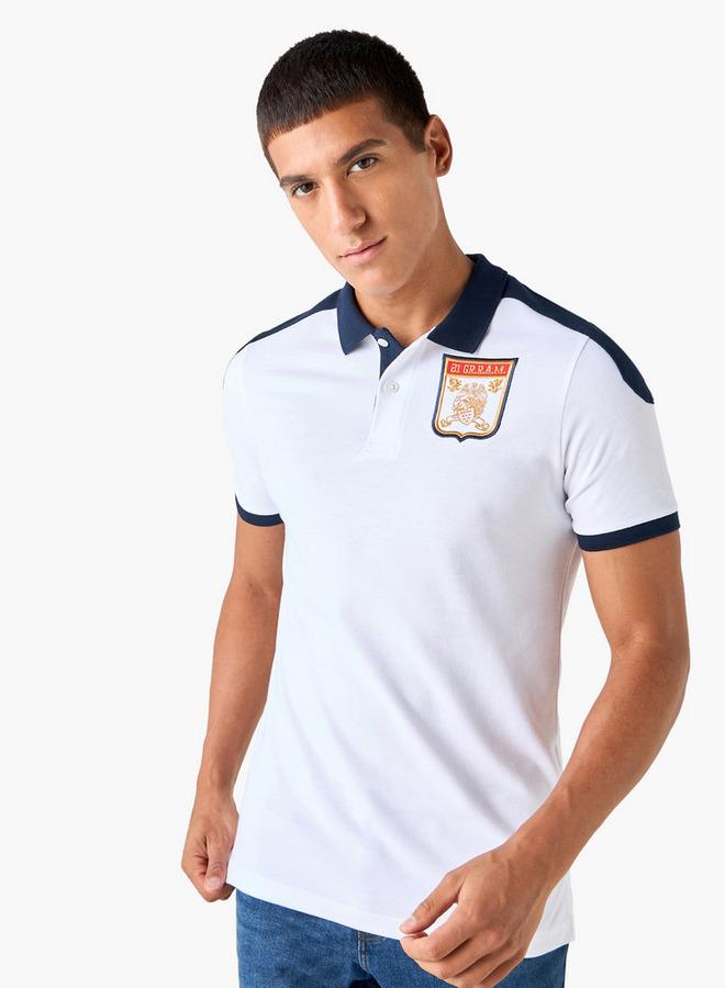 سبلاش فيڤ تيشيرت بولو مطرز - Image 1