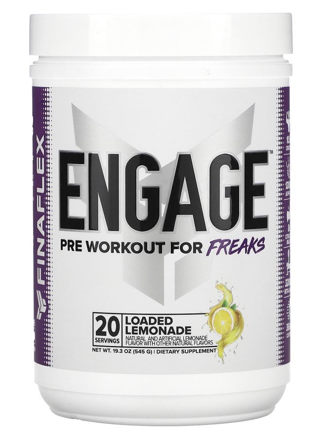 Engage Pre Workout For Freaks Loaded Lemonade 19.3 oz (545 g)