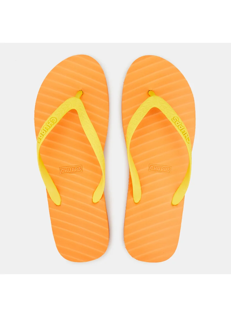 CHUPPS Men's Banana Leaf Flip Flops