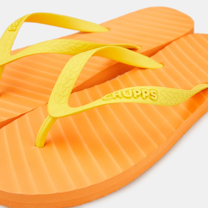 CHUPPS Men's Banana Leaf Flip Flops