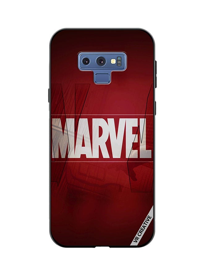 VR CREATIVE Protective Case Cover For Samsung Galaxy Note 9 Marvel Logo Design Multicolour - Image 1