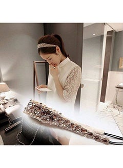 Handmade Rhinestone Crystal Bohemia Stylish Crystal Beaded Elastic Fashion Headband (Pack of 1) - pzsku/Z4D3297A91B4E808CE841Z/45/_/1684211395/78018d45-dec5-450b-95e4-8af761e64c22