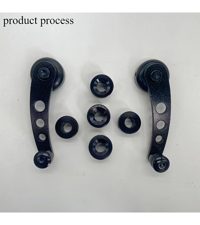 2 Pcs Universal Silvery Aluminum Alloy Manual Lift Handle For Car Window Cranks Suit Small Van Modification - Image 5