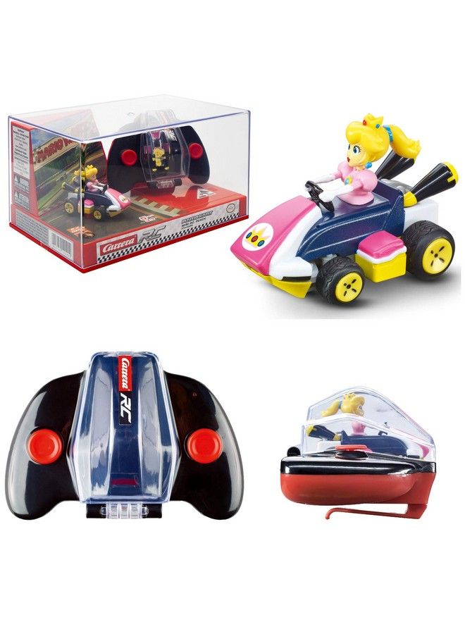 Carrera لعبة سيارة آر سي نينتندو ماريو كارت 2.4 جيجا هرتز صغيرة قابلة للتحصيل بجهاز تحكم عن بعد، سيارة خوخي - Image 2