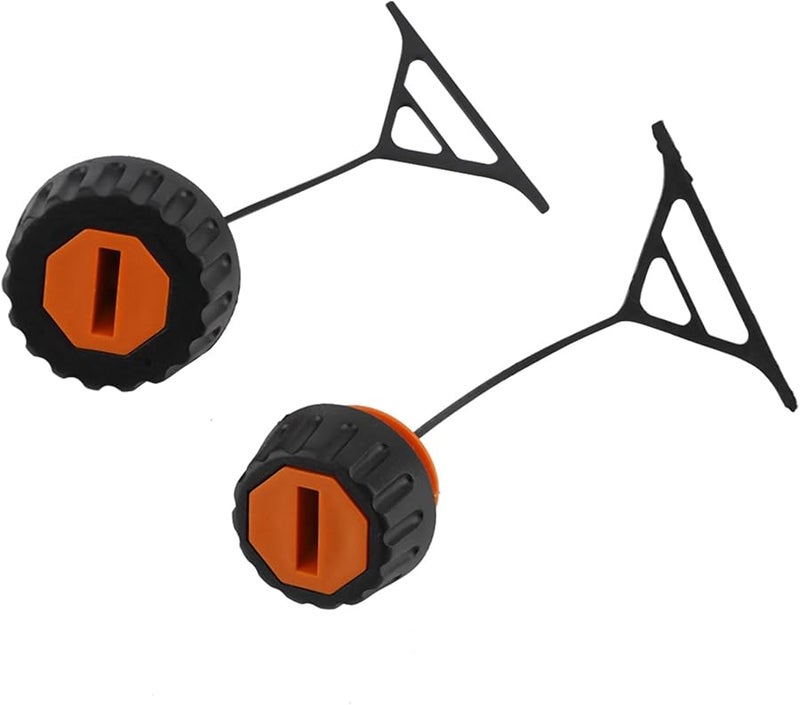 2Pcs Durable Chainsaw Gas Oil Fuel Tank Cap For 028 038 020 021 023 024 025 026 034 036 048 - Image 1
