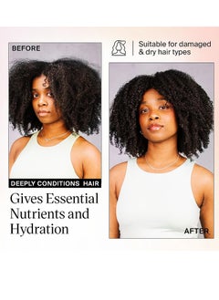 Eva NYC Eva NYC therapy session hair mask deep conditioning hair mask made With argan oil and plant protein to hydrate hair 16.9 fl oz  - Image 4