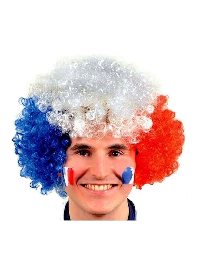 نيبمينينت شعر مستعار لمشجعي منتخب فرنسا في كأس العالم لكرة القدم متعددة الألوان - Image 1