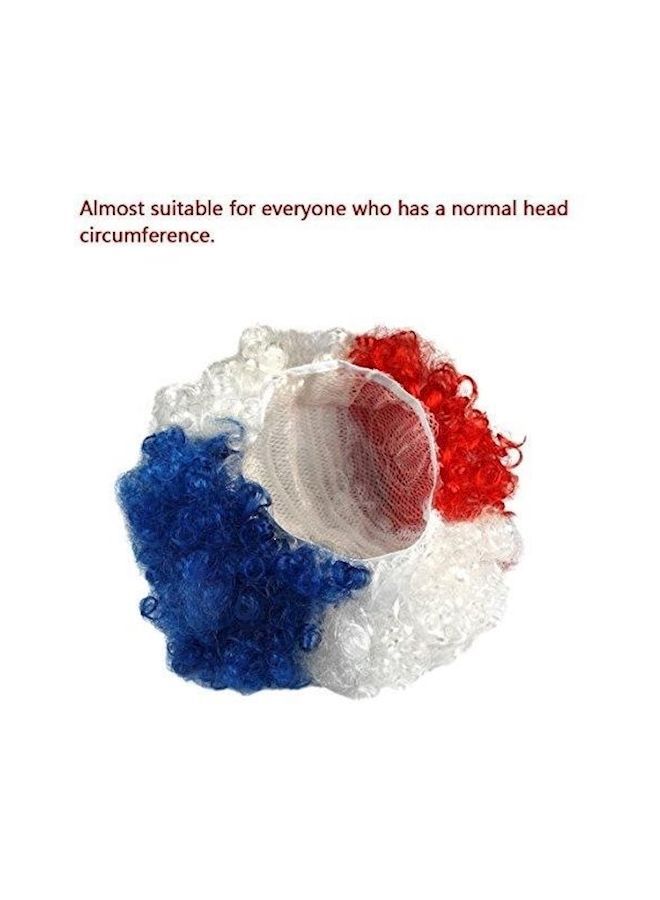 نيبمينينت شعر مستعار لمشجعي منتخب فرنسا في كأس العالم لكرة القدم متعددة الألوان - Image 3