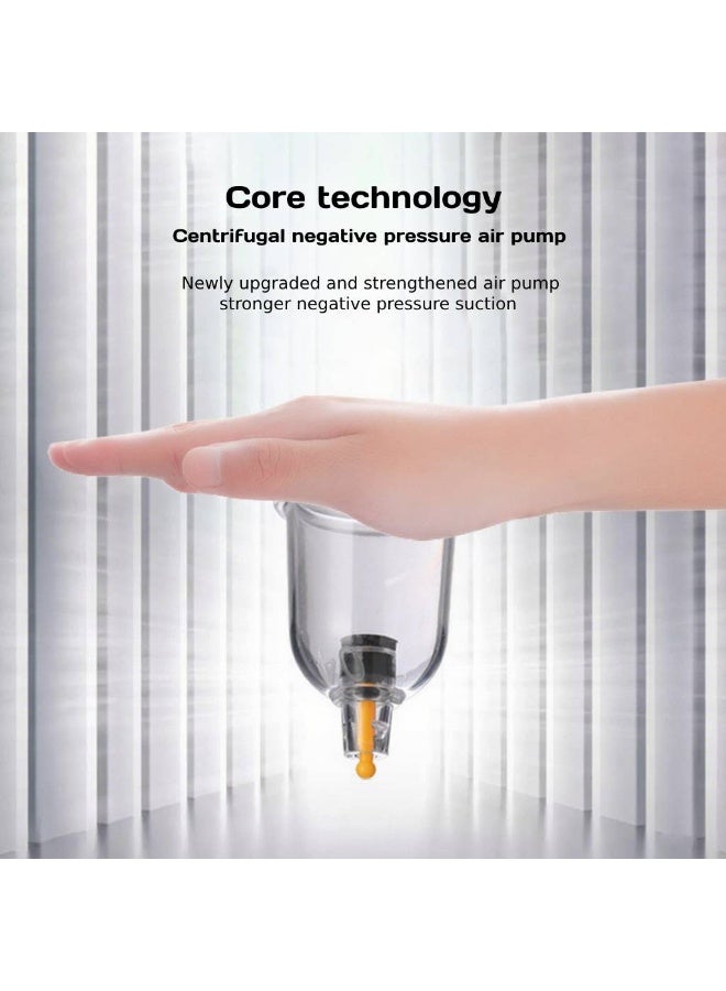 Sisily Electric cupping device with multiple cups, multi-function, home use, meridian suction, dredging, meridian vacuum cupping device with built-in pressure relief valve, 12 cups - Image 4