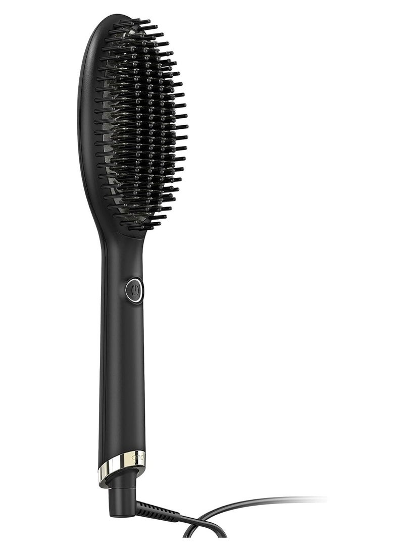 Raxoom Electric Hair Straightening Brush Negative Ion Ceramic Straightener Brush with Adjustable Temp for All Hair Types, Electric Heated Hair Straightener Comb for Smooth, Frizz-Free Hair - Image 2