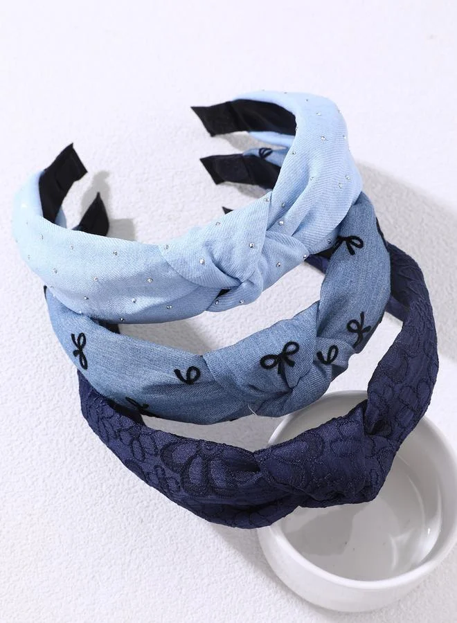 Take Two Pack of 3 - Printed Knotted Headbands