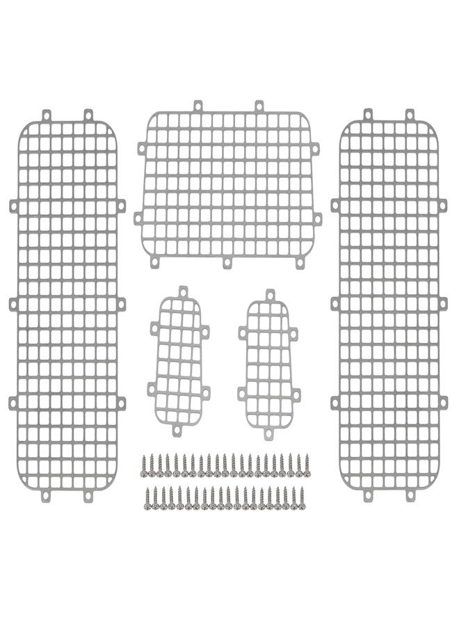 MEUS RACING TRX4M Upgrades Metal Window Mesh Protective Net for TRX4M Defender Bronco K10 F150 1/18 RC Crawler Car. - Image 1