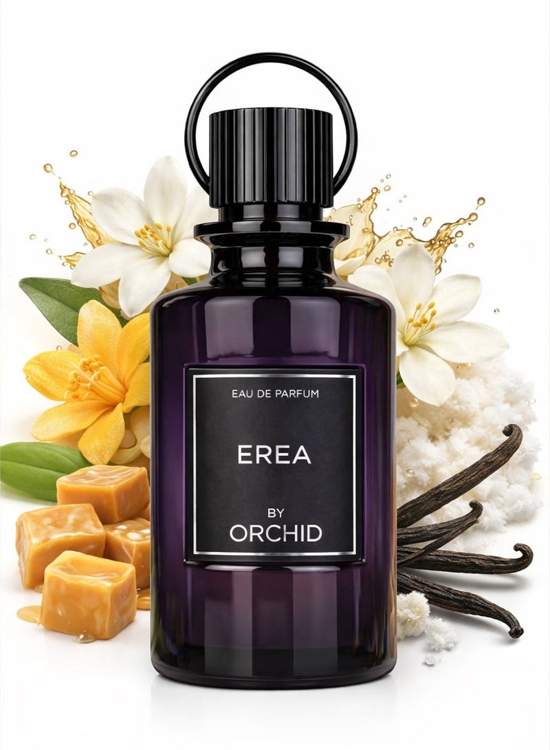 Orchid Erea Pure Femme Eau De Parfum 100ml Perfume for Women Long Lasting Sweet Floral Gourmand Fragrance with Pear Tangerine Blackcurrant Jasmine Vanilla Toffee Musk - Image 1