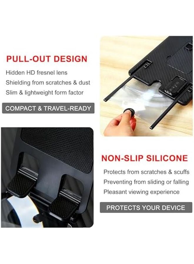 14 Inch Foldable Screen Magnifier with Wireless Remote 3D HD Mobile Phone Projector - Image 5