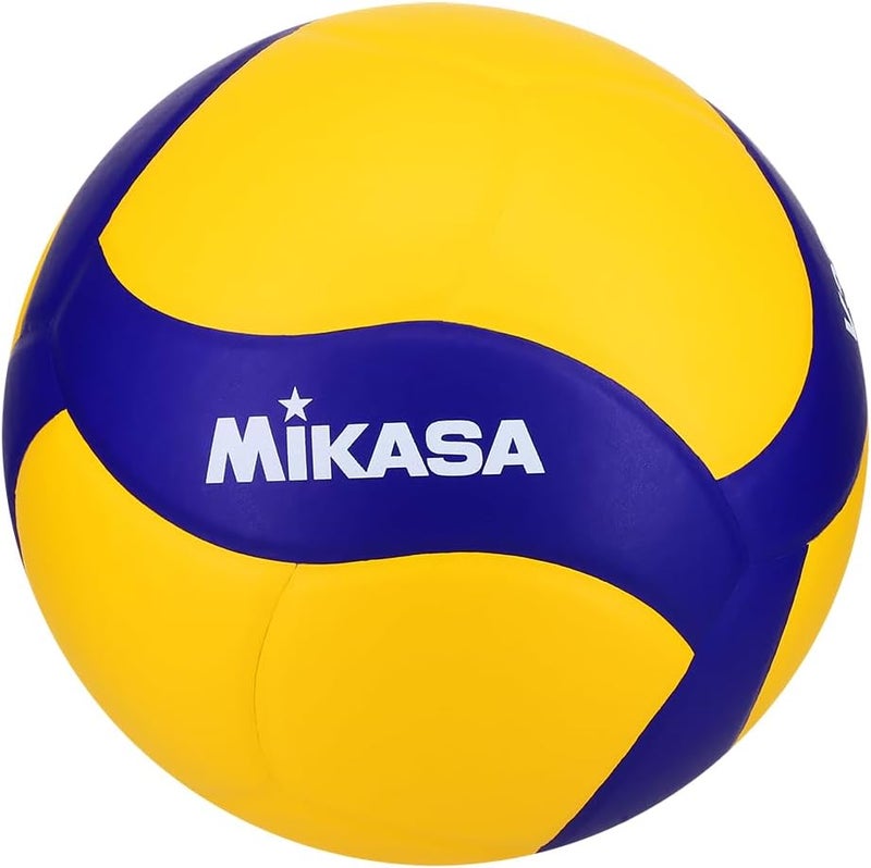 Mikasa كرة الطائرة ميكاسا V330W بحجم 5 رسمي - معتمدة من FIVB، نواة ملفوفة من النايلون، تصميم ديناميكي هوائي مكون من 18 لوحة - Image 1