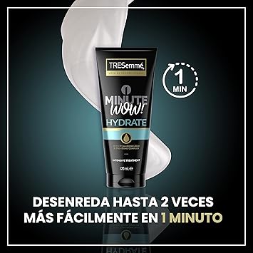 Tresemme تريسمي 1 دقيقة WOW علاج مكثف للشعر بالترطيب مع حمض الهيالورونيك مع مركب ProBond للشعر الجاف أو التالف 170 مل عبوة من 2 - Image 5